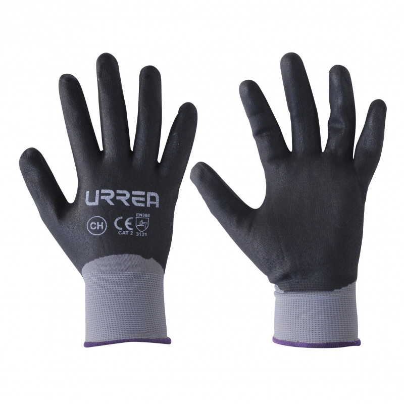 USGNC URREA Guante nailon con recubrimiento de poliuretano espumoso talla chica Urrea | DIHERESA