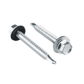 PHR141 Pija hexagonal con punta de broca #14 x 1", 100 piezas Surtek