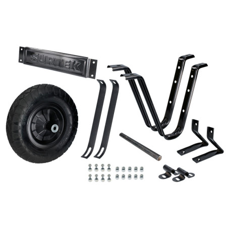 CATR4P Juego de llantas y accesorios para carretilla plástica de 4 capas Surtek