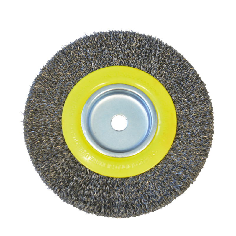 C540 Carda copa ondulada alambre delgado para esmeril 6" x 1-1/8" eje 1/2" Surtek C540 Carda copa ondulada alambre delgado para esmeril 6" x 1-1/8" eje 1/2" Surtek