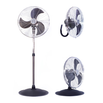 Brisa PO-20 Ventilador de pedestal, piso y pared Metálico 20"