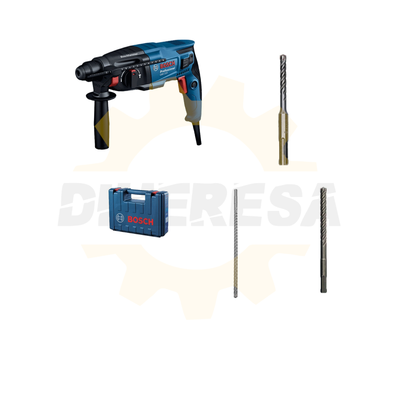 Martillo perforador GBH 220 + 3 Brocas SDS-Plus 5X Martillo perforador GBH 220 + 3 Brocas SDS-Plus 5X