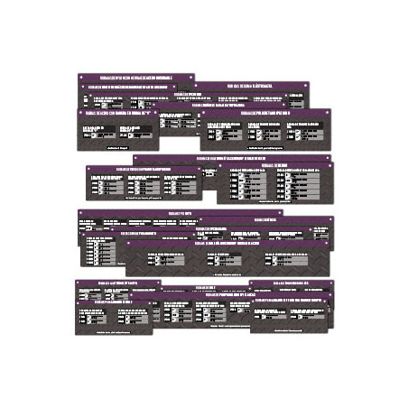 Kit de banner para rodajas 21 pzas EX1020 DOGOTULS