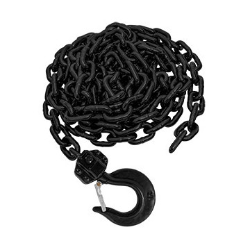 Cadena g80 6x18mm levante 10m con gancho HB5070 DOGOTULS