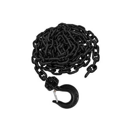 Cadena g80 6x18mm levante 10m con gancho HB5070 DOGOTULS