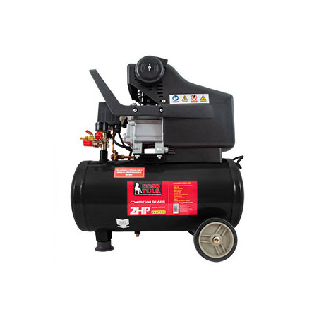 Compresor aire 2hp 25l directo aluminio ZM7005 DOGOTULS
