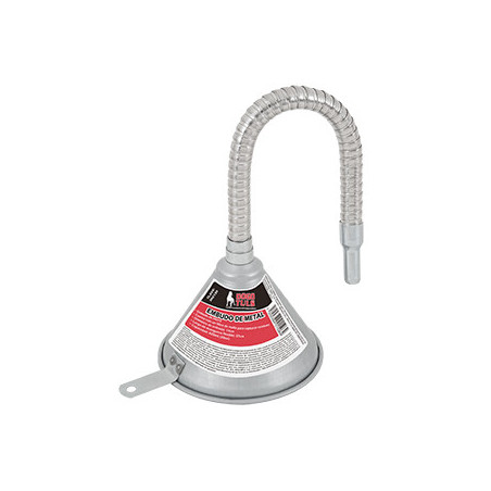 SH2130 EMBUDO DE METAL CON TUBO FLEXIBLE 37CM