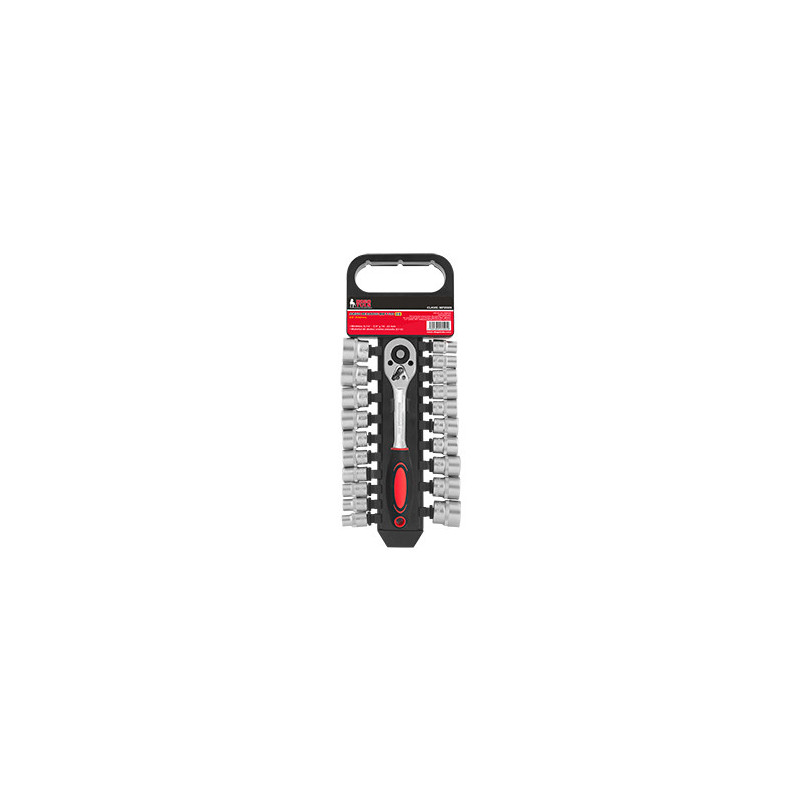 MP2005 JUEGO DADOS D3 3/8" MM-STD MATRACA 21PZ MP2005 JUEGO DADOS D3 3/8" MM-STD MATRACA 21PZ