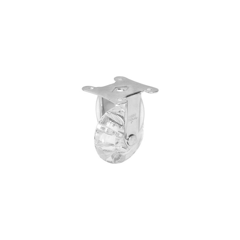 ZF5250 RODAJA PU TRANSPARENTE FIJA 2" ZF5250 RODAJA PU TRANSPARENTE FIJA 2"