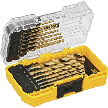 DW1342 21PC TITANIUM SPEED TIP DRILL BIT SET