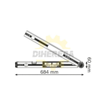 0601076400 Medidor de ángulos. Cálculo automático de ángulos para cortes de inglete y bisel. Uso de Prolongador 0-270 grados