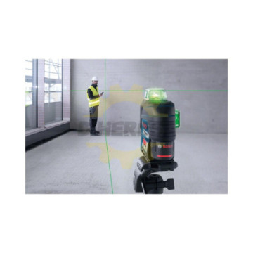 0601063T01 Nivel láser de planos. Una línea horizontal y 2 líneas verticales con proyección en 360° nivelación horizontal, aline