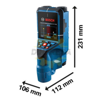 06010816G0 Detector de Materiales: detecta hasta PVC, 4 tipos de senso-res, detección de diversos materiales / profundidad de ha