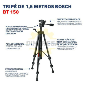 0601096B00 Tripié BT 150, altura de trabajo 50 – 150 cm.