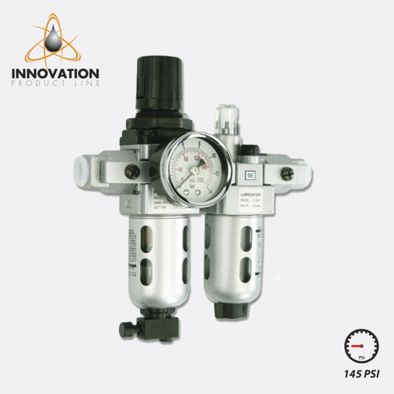 FRL/01 Filtro Regulador Lubricador 1/4in NPT miniatura ERKCO