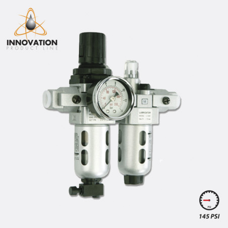 FRL/01 Filtro Regulador Lubricador 1/4in NPT miniatura ERKCO