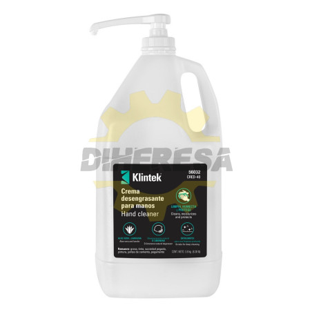 CRED-40 Crema limpiadora y desengrasante para manos, 1 gal, Klintek
