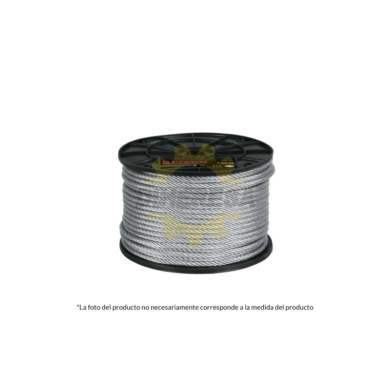 CAB-1/8R3 Metro de cable rígido 1/8' de acero 7x7 hilos, 300 m, Fiero CAB-1/8R3 Metro de cable rígido 1/8' de acero 7x7 hilos, 300 m, Fiero