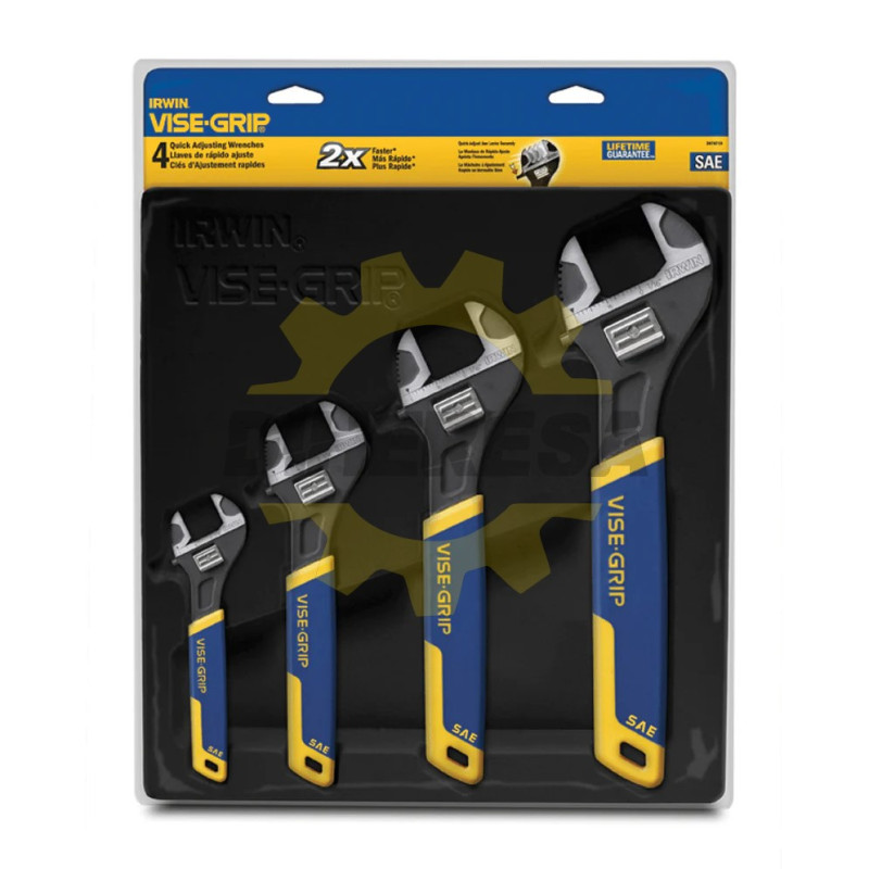 2078706 4PC ADJ WRENCH TRAY SET-6" 8" 10" + 12" 2078706 4PC ADJ WRENCH TRAY SET-6" 8" 10" + 12"