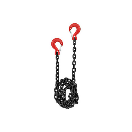 JT5040 CADENA DE ARRASTRE G-80, 8MM X 3.5M DE LONGITUD CON GANCHOS, CAPACIDAD DE 4T DOGOTULS