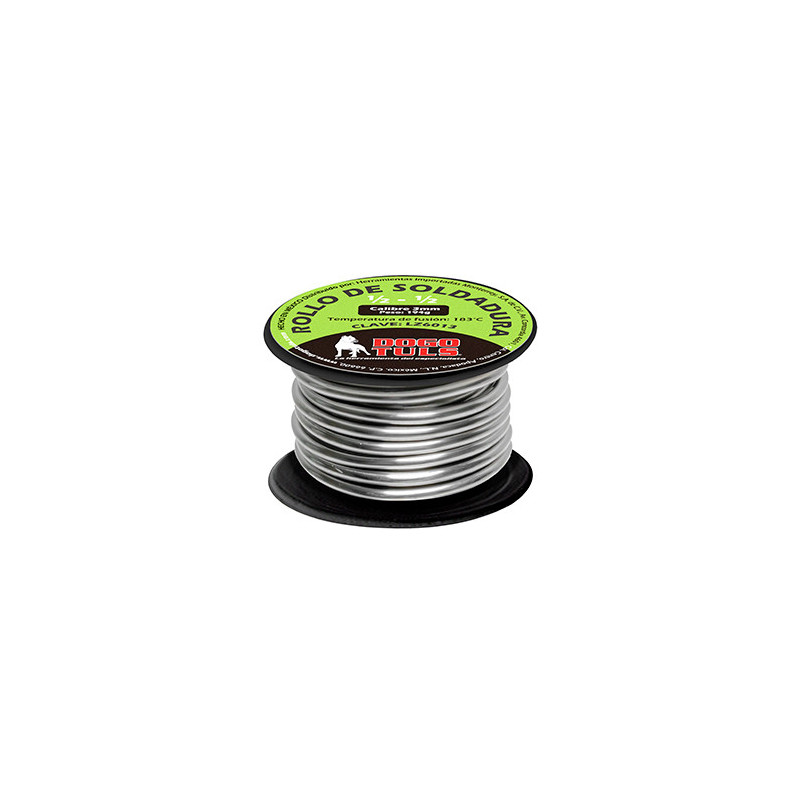 LZ6013 SOLDADURA 1/2 1/2 ROLLO 3MM 194GR DOGOTULS