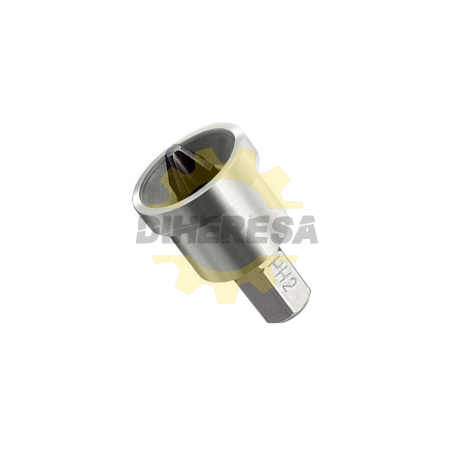 Stanley STHT16137LA ADAPTADOR MAGENTICO HEXAGONAL  #2 PHILLIPS DE TORNILLO PARA PLACA DE YESO LAMINADO