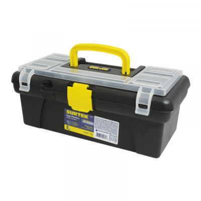 125071 SURTEK Caja portaherramientas plástica broche plásticos 12" Surtek | DIHERESA