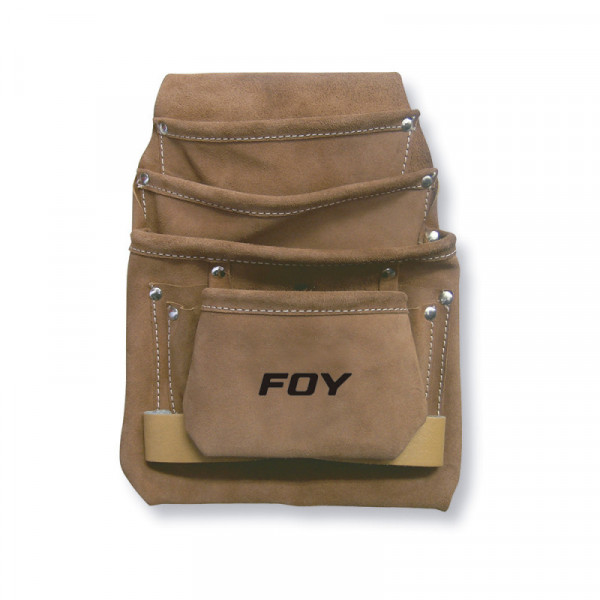 143212 FOY Estuche portaherramientas cuero 4 compartimientos Foy | DIHERESA