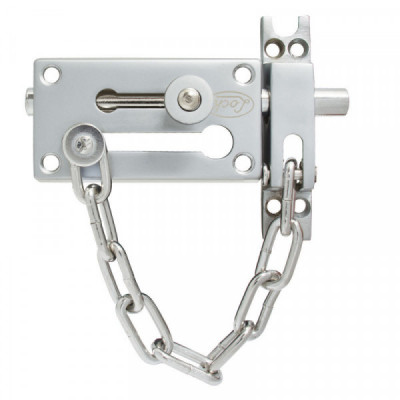 L048CSB LOCK Pasador de sobreponer de cadena cromo satinado