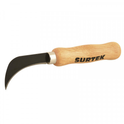 120125 SURTEK Cuchillo de linóleo 8" mango de madera Surtek | DIHERESA