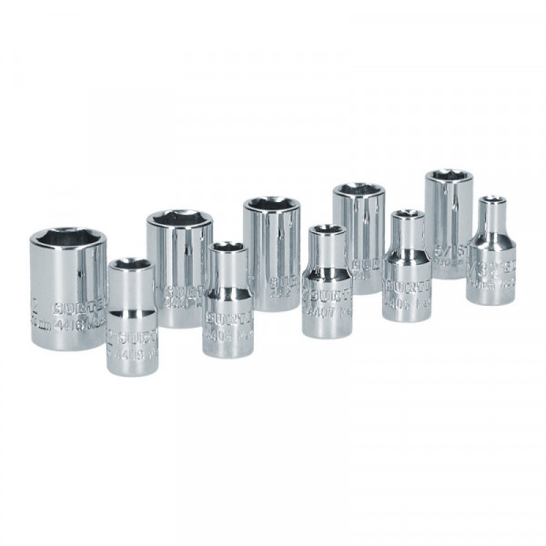 S05S SURTEK Juego de 10 dados en pulgadas 1/4" Surtek | DIHERESA