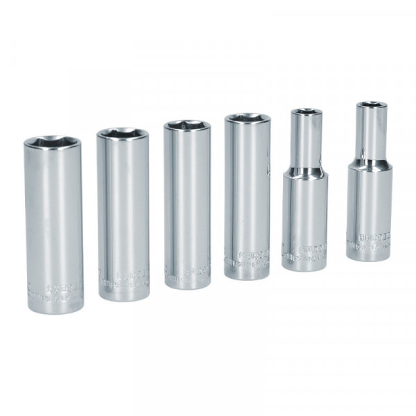 S11M SURTEK Juego de 6 dados largos métricos 1/2" Surtek | DIHERESA