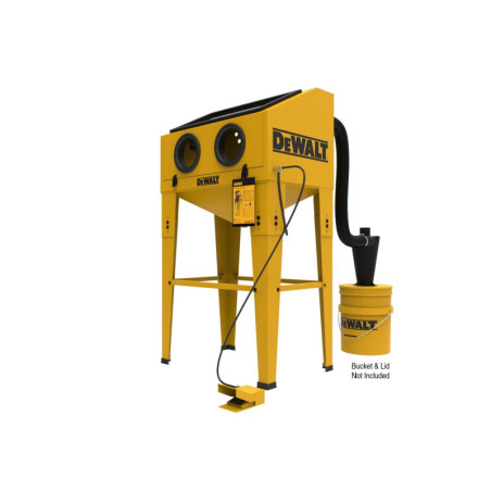DXCM009-0370 Abrasive Blast Cabinet, MAX PSI 125, 20 SCFM 90 PSI 20-CFM