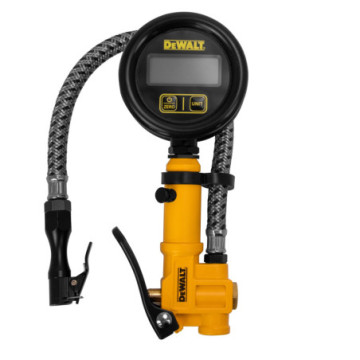 DXCM024-0411 2.5In Digital Inflator with 12In Steel Braided Hose (0 To 200 Psi)