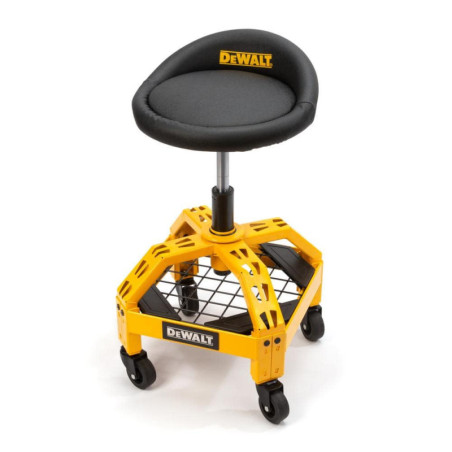 DXSTAH025 24 in. H x 16 in. W x 16 in. D Adjustable Shop Stool with Casters