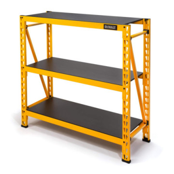 DXST4500 Yellow 3-Tier Steel Garage Storage Shelving Unit