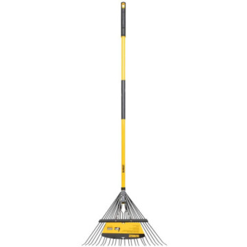 DXLHA2608 53 in. Fiberglass Handle 24-Tine Steel Leaf Rake