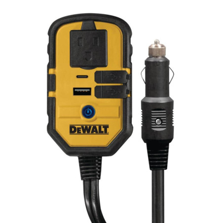 DXAEPI140 140-Watt Portable Car Power Inverter with Dual USB Ports