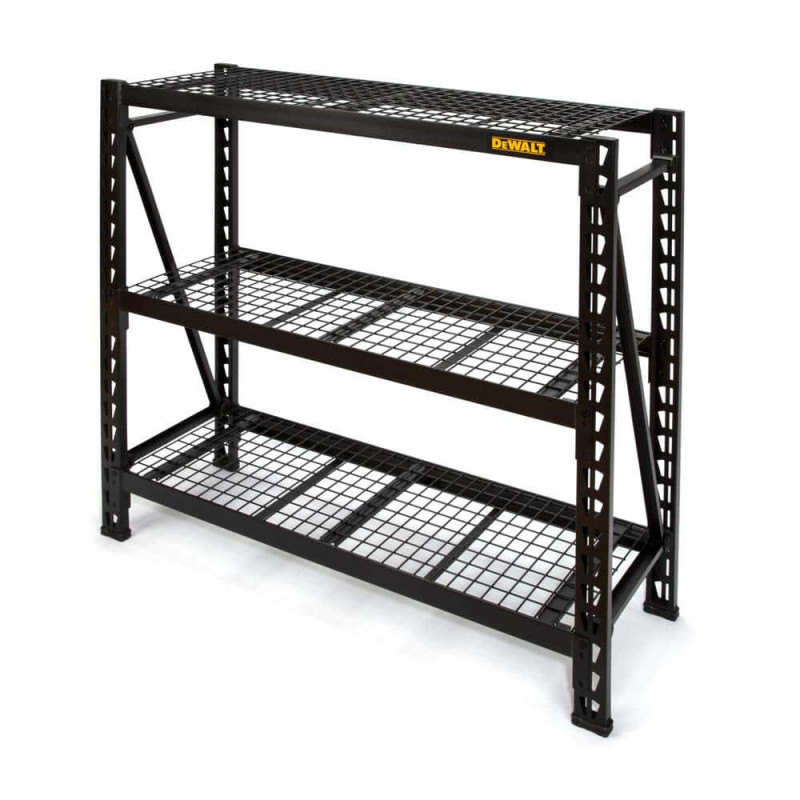 DXST4500BLK-W 3-Tier Wire Steel Garage Storage Shelving Unit Black DXST4500BLK-W 3-Tier Wire Steel Garage Storage Shelving Unit Black