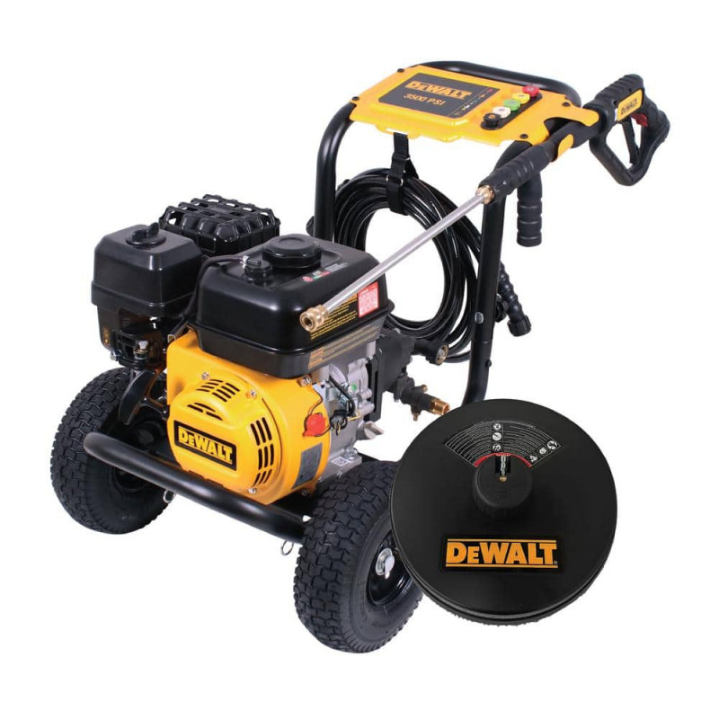 DXPW61249S 3500 PSI 2.5 GPM Cold Water Gas Pressure Washer with DeWalt 208cc Engine and Surface Cleaner