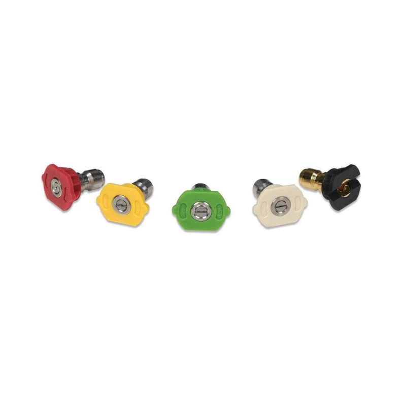 DXPA45ST Replacement Spray Nozzles with 1/4 in. QC Connections for Hot/Cold Water 4500 PSI Pressure Washers DXPA45ST Replacement Spray Nozzles with 1/4 in. QC Connections for Hot/Cold Water 4500 PSI Pressure Washers