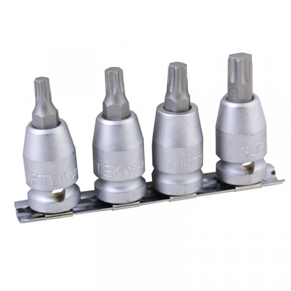 F5800T SURTEK Juego de 4 dados punta Torx 1/2" Surtek | DIHERESA