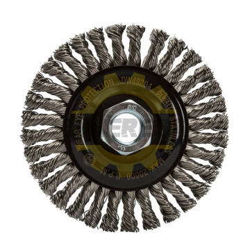 DW49204 4"X5/8"-11 HP.020 STAINLESSTRINGRWIREWHL