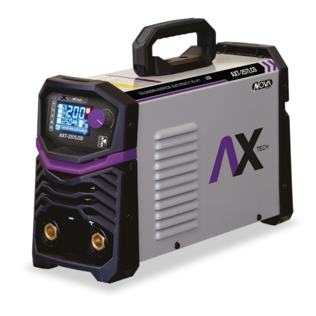 AX TECH SOLDADORA INVERSOR ELECTRODO Y TIG LIFT 250A, BI VOLTAJE 110-220V PANTALLA LCD