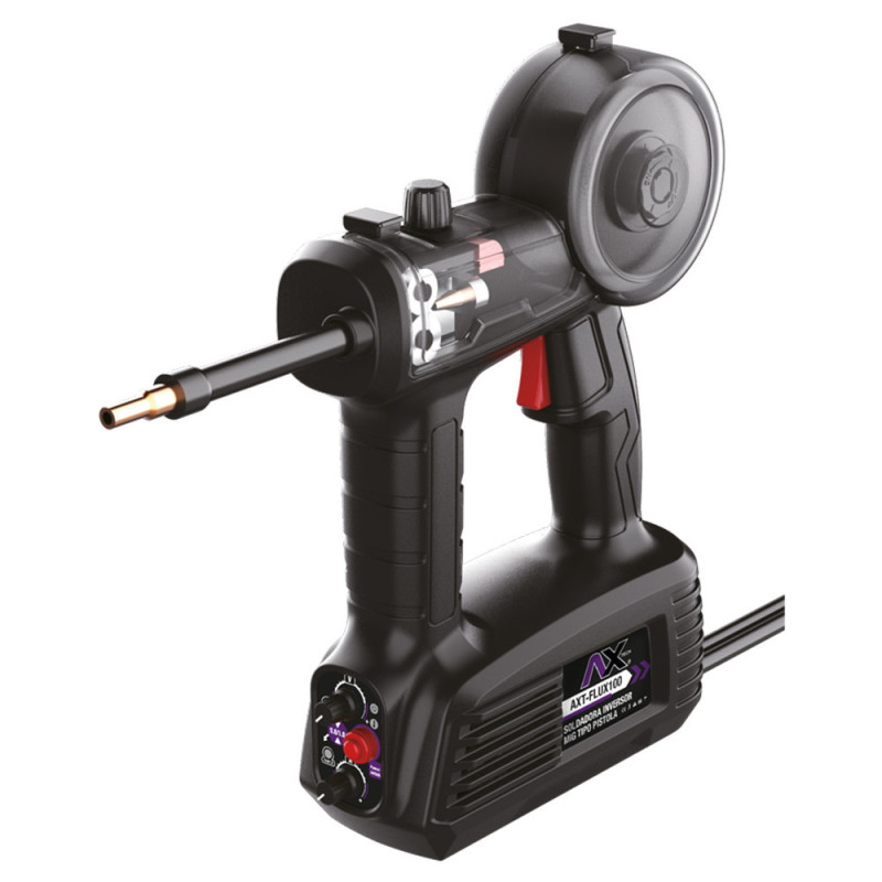 AX TECH SOLDADORA INVERSOR MICROALAMBRE NO GAS (FLUX) TIPO PISTOLA