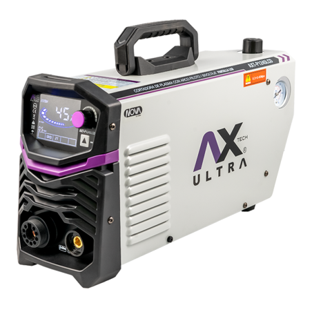 AX TECH ULTRA CORTADORA DE PLASMA INVERTER 15-45A, BI VOLTAJE, CON ANTORCHA IPT40