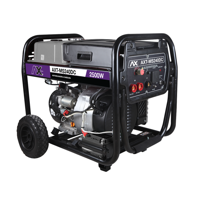 AX TECH MOTOSOLDADORA GASOLINA, 240A, 220V/60Hz, 16HP,2,500Wtts, DC, CON MARCHA, BATERIA Y LLANTAS AX TECH MOTOSOLDADORA GASOLINA, 240A, 220V/60Hz, 16HP,2,500Wtts, DC, CON MARCHA, BATERIA Y LLANTAS