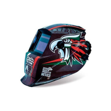 AX TECH CARETA ELECTRONICA PARA SOLDAR DE SOMBRA VARIABLE PROFESIONAL, 2 SENSORES COLOR