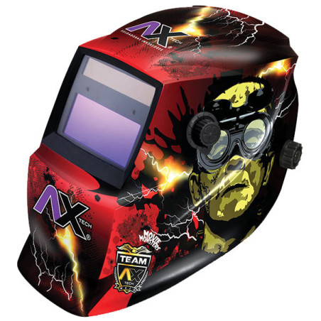 AX TECH CARETA ELECTRONICA PARA SOLDAR DE SOMBRA VARIABLE PROFESIONAL, 2 SENSORES COLOR