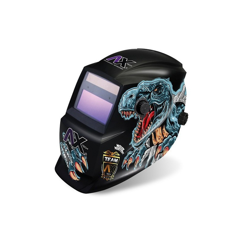 AX TECH CARETA ELECTRONICA PARA SOLDAR DE SOMBRA VARIABLE PROFESIONAL, 2 SENSORES COLOR